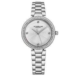 Stuhrling Original Symphony M18002 Ladies Quartz Watch Silver Dial
