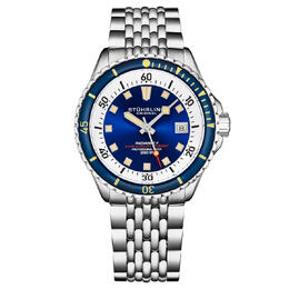 Stuhrling Original Depthmaster Automatic Blue Dial Mens Watch M18011