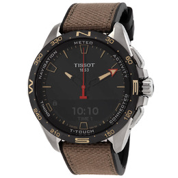 Tissot T-Touch Connect Solar Perpetual Alarm Chronograph GMT Quartz Analog-Digital Men's Watch t121.420.47.051.07