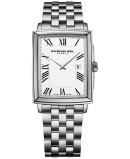Мужские швейцарские часы Toccata с браслетом из нержавеющей стали 29x37 мм Raymond Weil 13058797 | white