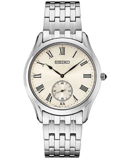 Мужские аналоговые часы Essentials с браслетом из нержавеющей стали, 39 мм Seiko 14593970 | silver