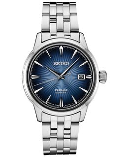 Мужские автоматические часы Presage с браслетом из нержавеющей стали 40,5 мм Seiko 5865493 | silver