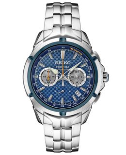 Мужские часы-хронограф Coutura с браслетом из нержавеющей стали, 42 мм Seiko 16727452 | blue