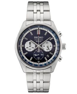 Мужские часы-хронограф Essentials с браслетом из нержавеющей стали, 42 мм Seiko 16727449 | blue