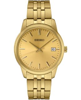 Мужские часы Essential золотистого цвета с браслетом из нержавеющей стали, 40 мм Seiko 12043654 | champagne