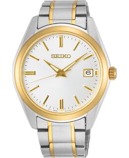 Мужские двухцветные часы-браслет из нержавеющей стали Essentials 40,2 мм Seiko 10515832 | two tone