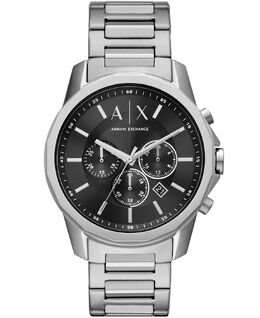 Мужские часы-браслет из нержавеющей стали с хронографом, 44 мм Armani Exchange 12428666 | silver- tone