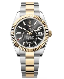 Rolex Sky-Dweller Yellow Rolesor Black Dial Oyster Men's Watch Model M336933-0003