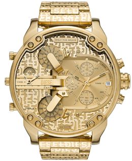Мужские часы Mr. Daddy 2.0 кварцевые золотистые из нержавеющей стали 57 мм Diesel 16013512 | gold