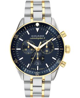 Мужские двухцветные часы Heritage с браслетом из нержавеющей стали, 42 мм Movado 14553005 | two-tone
