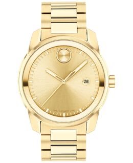 Мужские часы Swiss Bold Verso со стальным браслетом с ионным покрытием, 42 мм Movado 14552992 | gold