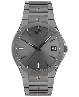Мужские швейцарские часы SE с серым PVD-браслетом, 41 мм Movado 12042771 | grey