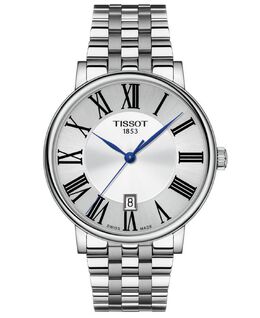 Мужские швейцарские часы Carson Premium с браслетом из нержавеющей стали, 40 мм Tissot 9535577 | silver