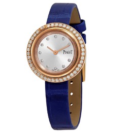 Piaget Possession Diamond Silver Dial 18kt Rose Gold Ladies Watch g0a43082