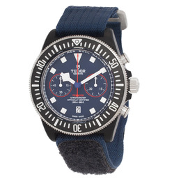 Tudor Pelagos FXD Chronograph Alinghi Red Bull Racing Edition Automatic Chronometer Blue Dial Mens Watch M25807KN-0001