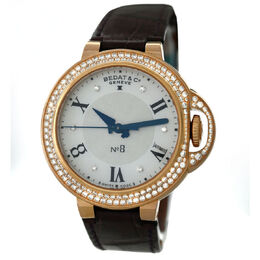 Pre-owned Bedat No 8 Automatic Diamond White Dial Ladies Watch 828, 828.440.909