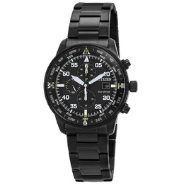 Citizen Chronograph Black Dial Mens Watch CA0695-84E