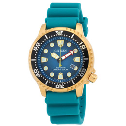 Citizen Eco-Drive Promaster Dive Turquoise Dial Mens Watch BN0162-02X
