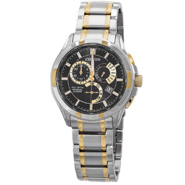 Citizen Eco-Drive Mens Watch bl8164-57e - Black Dial with Perpetual Calendar & Alarm