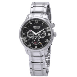 Citizen Eco-Drive Mens Watch AP1050-81E Black Dial Moon Phase