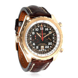 Pre-owned Breitling Chrono-Matic H22360 Mens Watch Black Dial GMT Automatic Chronometer