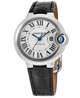 Cartier Ballon Bleu WSBB0030: 33mm Silver Dial Automatic Movement