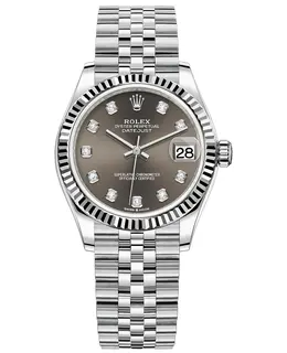 Rolex Datejust 31mm White Gold Dial Stainless Steel Watch Model m278274-0008