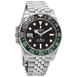 Pre-owned Rolex Gmt-Master II GMT Black Dial Mens Watch M126720VTNR-0002