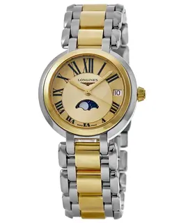 Longines Primaluna Quartz Watch L81155317 with Moon Phase Display