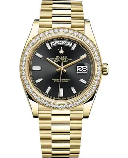 Rolex Day-Date 40 Yellow Gold Diamond Dial Watch M228348RBR-001