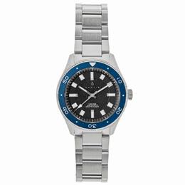 Nautis Holiss Mens Automatic Watch, Black Dial, Surgical Steel Case, Ref: naun103-2