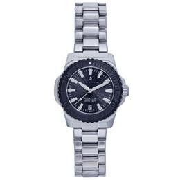 Nautis Cortez Black Dial Mens Watch naun102-2 316L Surgical-Quality Stainless Steel Case