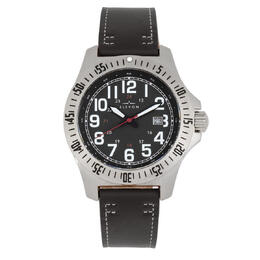 Elevon Aviator Black Dial Mens Watch ele120-9