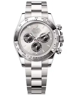 Rolex Cosmograph Daytona Model M126509-003: 40mm White Gold Steel and Black Dial Men's Chronograph Watch