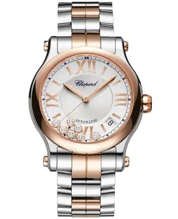 Chopard Happy Sport Medium Automatic 36mm Silver Dial Steel Women's Watch 278559-6026