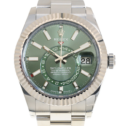 Rolex Sky-Dweller GMT Automatic Chronometer Green Dial Ref. 336934-0001