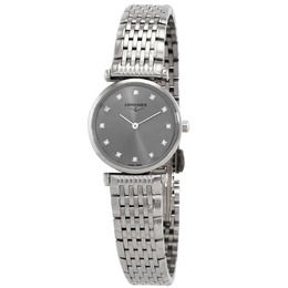 Longines La Grande Classique L4.209.470.6 Silver Dial Diamond Ladies Watch