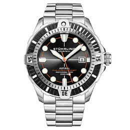 Stuhrling Original Aquadiver Automatic Black Dial Mens Watch M16748