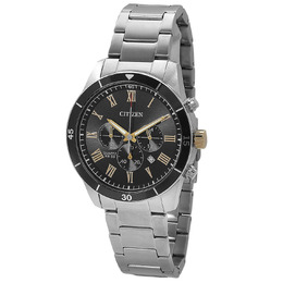 Citizen Chronograph Quartz Black Dial Mens Watch an8168-51h