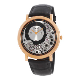Piaget Altiplano Automatic Silver Dial 18kt Rose Gold Mens Watch G0A43120