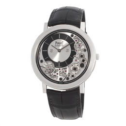 Piaget Altiplano Automatic Mens Watch - G0A43121 Silver Dial, 18kt White Gold Case
