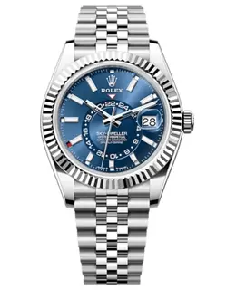 Rolex Sky-Dweller White Rolesor Blue Dial Jubilee Men's Watch m336934-0006