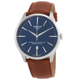 Tissot Chemin Des Tourelles Automatic Blue Dial Mens Watch T1394071604100