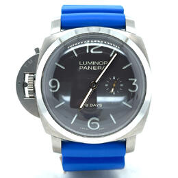 Pre-owned Panerai Luminor Brown Dial Mens Watch pam00368