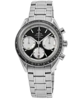 Omega Speedmaster Racing Chronometer Automatic Chronograph Black & Silver Dial Steel Men's Watch 326.30.40.50.01.002