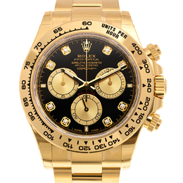 Rolex Daytona Chronograph Automatic Diamond Black Dial Men's Watch - Reference 126508-0003
