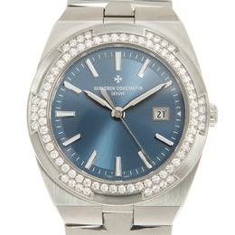 Vacheron Constantin Overseas Quartz Diamond Blue Dial Ladies Watch 1205v/100a-b590