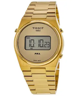 Tissot PRX Digital Gold Tone Steel Unisex Watch - Model T1372633302000
