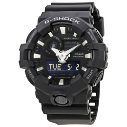 Casio G-Shock GA-700-1BCR Black Resin Men's Watch