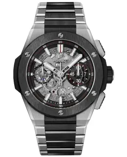 Hublot Big Bang Integrated Titanium Ceramic Skeleton Dial Titanium and Ceramic Men's Watch 451.nm.1170.nm